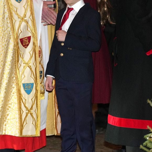 La famille royale d'Angleterre assiste à la messe "Together At Christmas Carol" à l'abbaye de Westminster à Londres, Royaume-Uni le 6 Décembre, 2024