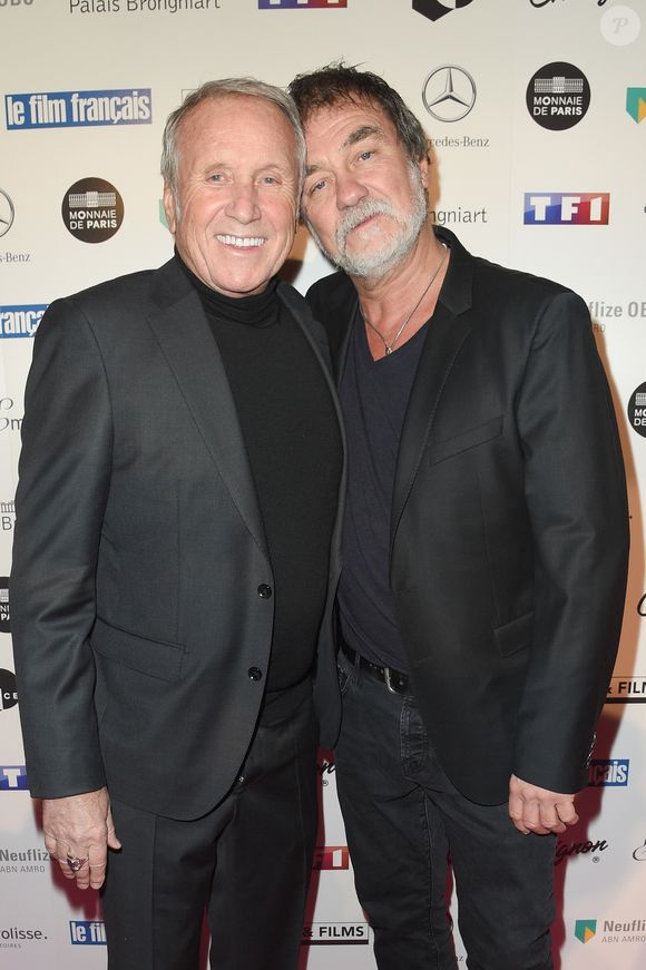 Yves Rénier et Olivier Marchal - 26ème édition des Trophées du Film Français 2018 au Palais Brongniart à Paris le 5 février 2019. © Codic Guirec/Bestimage