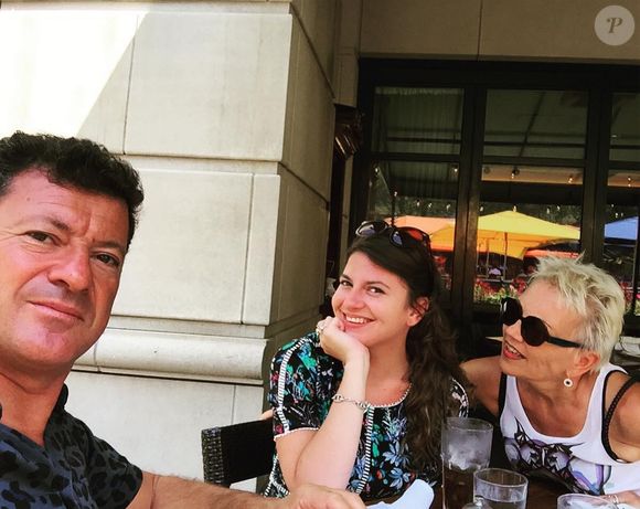 Clara Ginibre, fille de Francis (Chevalier du fiel) et ses parents, août 2016