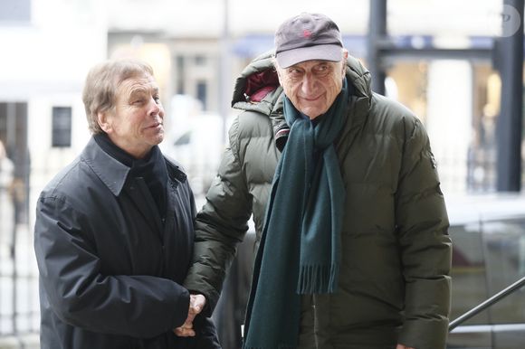 Pierre Bonte lors des obsèques de Jean-Luc Petitrenaud en l'église Saint-Pierre-du-Gros-Caillou à Paris, le 17 janvier 2025.
© Christophe Clovis/Bestimage
