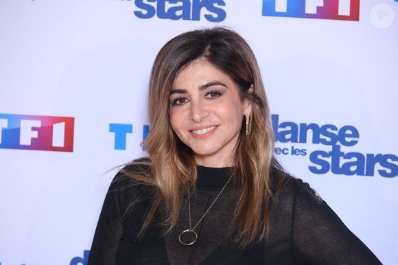 Julie Zenatti participe au photocall de "Danse Avec Les Stars" dans les studios de TF1 le 16 janvier 2025. Photo by Jerome Domine/ABACAPRESS.COM