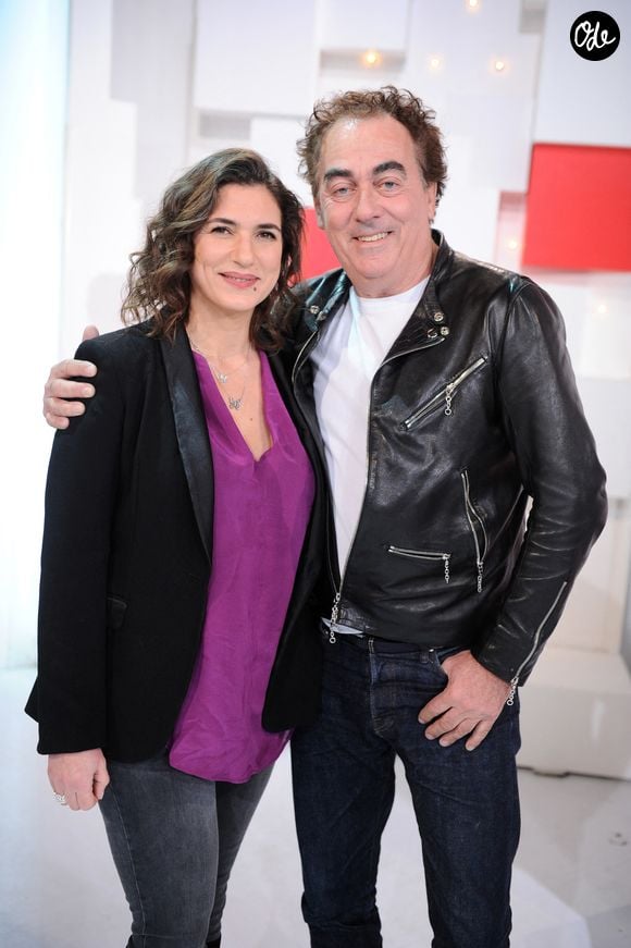 Exclusif - Emmanuelle Galabru et Eric Carriere - Enregistrement de l'émission "Vivement Dimanche, spéciale M.Galabru".

© Guillaume Gaffiot / Bestimage