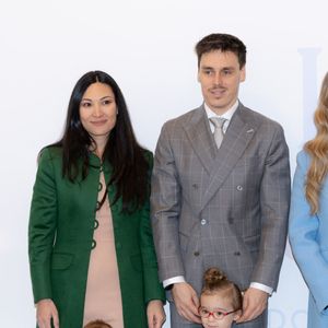 Marie Ducruet and Louis Ducruet with his daughters Victoire and Constance, attend the inauguration of ‘Little Wonders’ created by Marie Ducruet and Élise Rouillard. ‘Little Wonders’ is a dedicated children's area with games, educational activities and a café located on Boulevard Rainier III. © Olivier Huitel/Pool Monaco/Bestimage