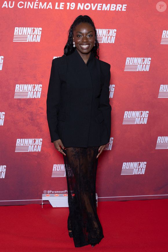 Sarah de la Star Academy 2025 assiste à la première du film 'Running Man' à l'UGC Cine Cite Bercy le 03 novembre 2025 à Paris, France. Photo by Nasser Berzane/ABACAPRESS.COM