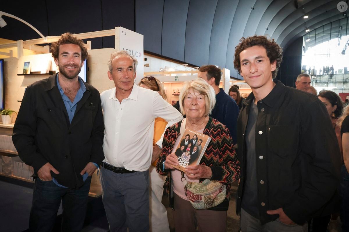 Photo : Majo Kretz, Olivier Kretz et ses deux enfants Martin et Raphael ...