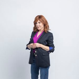 Exclusif - Anne-Elisabeth Blateau - Jour 6 - Studio - Enregistrement de l'émission "Le grand restaurant,  la guerre de l’étoile », diffusée le 15 décembre sur M6 © Cyril Moreau / Bestimage