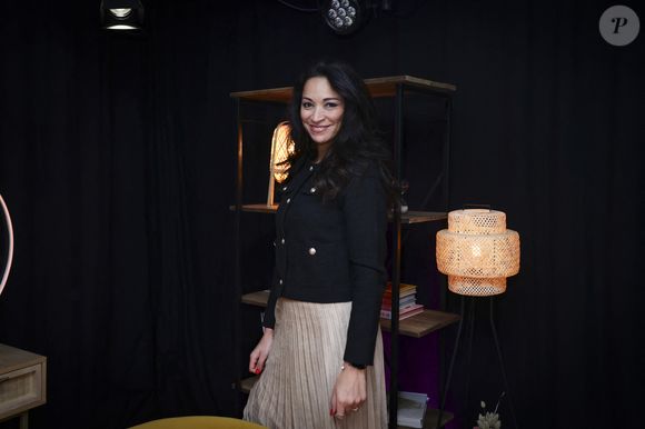 Cindy Fabre en interview pour "En privé avec". @Jack Tribeca / Bestimage