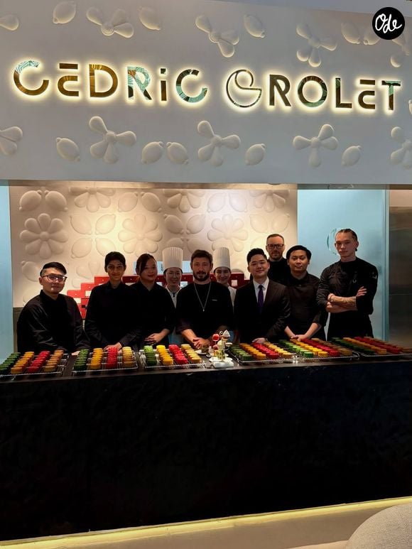 Depuis plusieurs années, il officie dans de grands palaces

La boutique de Cédric Grolet à Singapour. Instagram