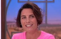 Alessandra Sublet sur le plateau de l’émission "On a du nouveau"