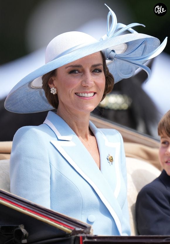 Catherine (Kate) Middleton, princesse de Galles - La princesse de Galles assiste à la parade « Trooping the Colour » au palais de Buckingham, à Londres, au Royaume-Uni
© Julien Burton / Bestimage