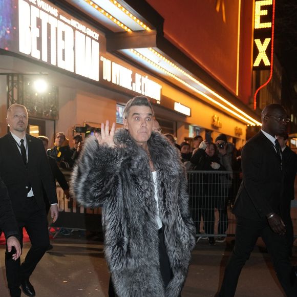 Robbie Williams à la première de "Better Man" à Paris, le 13 décembre 2024. Backgrid UK / Bestimage