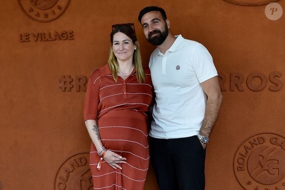 Laure Vieira et Matthieu Vieira assistent aux Internationaux de France 2024 à Roland Garros le 08 juin 2024 à Paris, France Photo by ABACAPRESS.COM