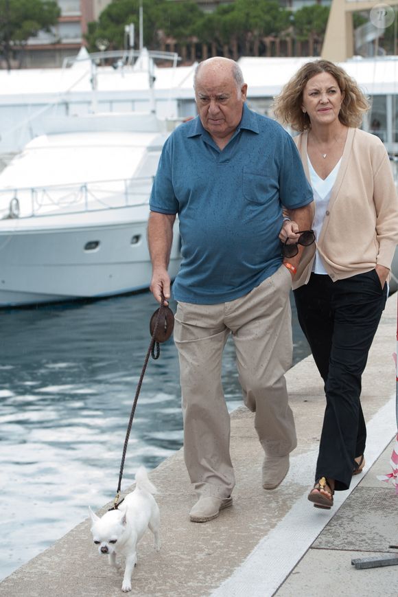 Amancio Ortega assiste au Jumping International de Monaco Longines Global Champion Tour 2014, à Monaco, le 26 juin 2014. Photo by Thierry Orban/ABACAPRESS.COM