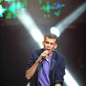 Stromae se produit lors de la cérémonie du 'Prix Constantin' présentée par Marc Lavoine et qui s'est tenue à 'L'Olympia' à Paris, France, le 12 novembre 2010. Photo par Thierry Orban/ABACAPRESS.COM