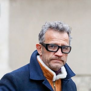 Fabien Galthié à la sortie des obsèques de Jean-Luc Petitrenaud en l'église Saint-Pierre-du-Gros-Caillou à Paris, France, le 17 janvier 2025. © Christophe Clovis/Bestimage
