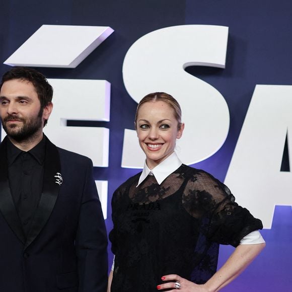 Pio Marmai et sa compagne Charlotte Ranson au photocall de la 48ème cérémonie des César à l'Olympia à Paris le 24 février 2023
© Dominique Jacovides / Olivier Borde / Bestimage