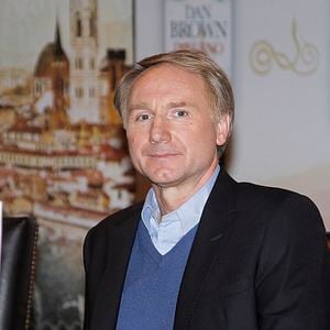 Dan Brown fait la promotion de son dernier livre "Inferno" a Madrid. Le 30 mai 2013. © GTRES / BESTIMAGE