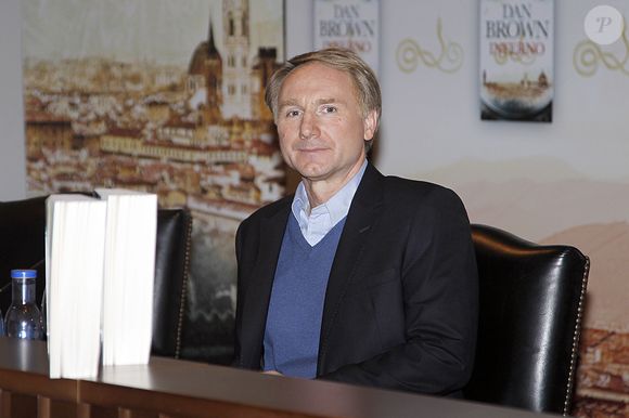 Dan Brown fait la promotion de son dernier livre "Inferno" a Madrid. Le 30 mai 2013. © GTRES / BESTIMAGE