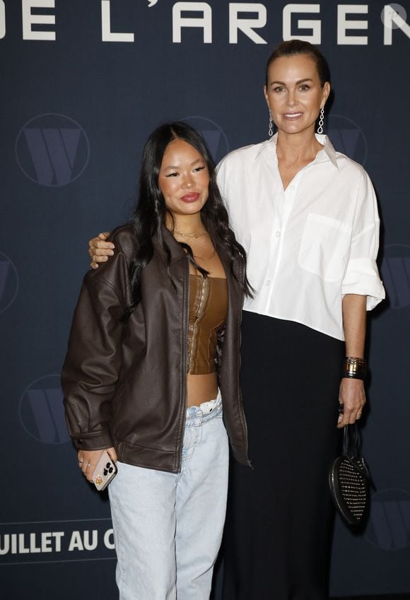 Laeticia Hallyday et sa fille Joy - Avant-Premiere du film "Largo Winch "Le Prix de L'argent" au cinéma le Grand Rex à Paris le 18 juin 2024. © Marc Ausset-Lacroix/Bestimage