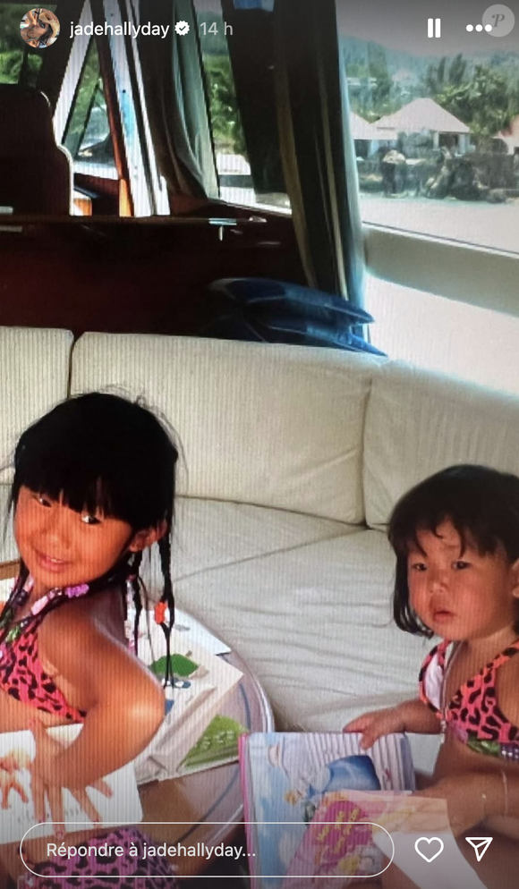 Capture d'écran de la story Instagram de Joy Hallyday.