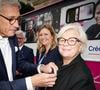 Exclusif - Thierry Drilhon, Yaël Braun-Pivet, Présidente de l'Assemblée nationale, Catherine Vautrin - Le bus du coeur de l'association "Agir pour le coeur des femmes" fait une halte à l'Assemblée Nationale à Paris le 28 mai 2025
© Jack Tribeca / Bestimage