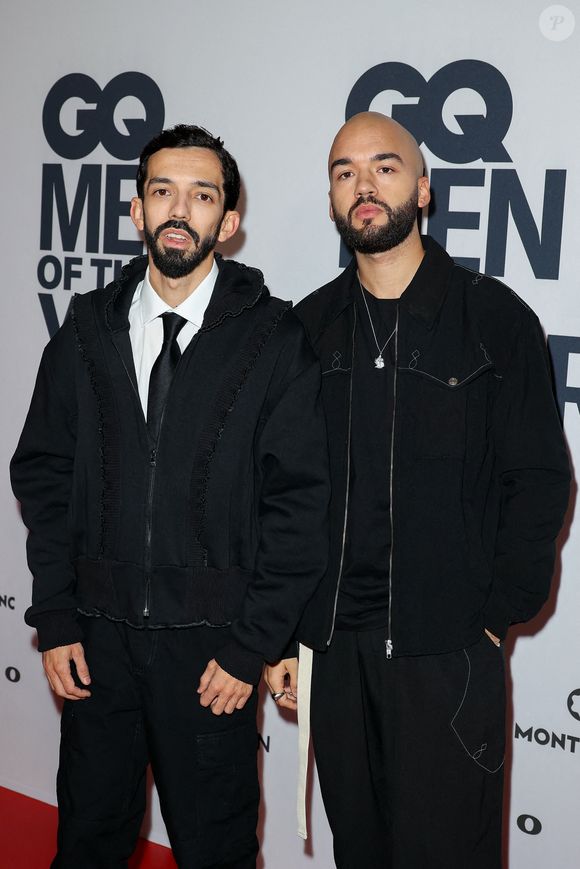 Florian Ordonez et Olivio Ordonez de Bigflo et Oli assistent au photocall des GQ Men of the Year Awards 2023 au Shangri La le 30 novembre 2023 à Paris, France. Photo by Nasser Berzane/ABACAPRESS.COM