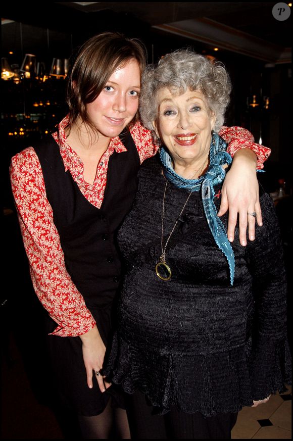 Sara Giraudeau et Micheline Dax à Paris en 2008.
