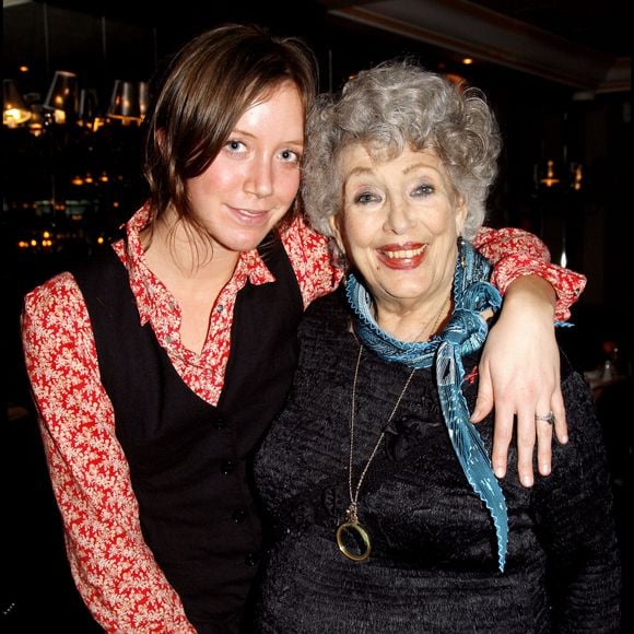 Sara Giraudeau et Micheline Dax à Paris en 2008.