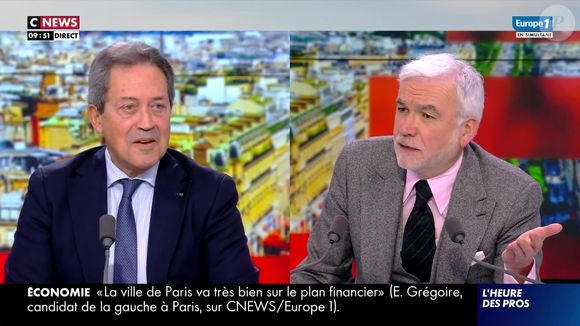 Pascal Praud taquine Georges Fenech à la fin de son émission L'Heure des Pros sur CNews le 26 janvier 2026

Capture d'écran CNews