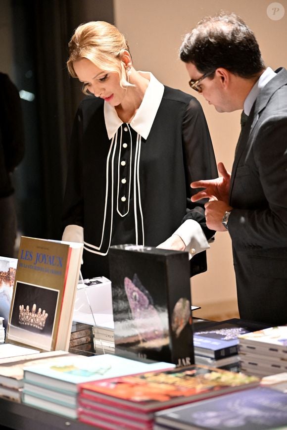 La princesse Charlene de Monaco était présente pour l'ouverture de la seconde édition du salon Joya, un salon international dédié au bijou, au One Monte-Carlo à Monaco, le 13 novembre 2025. © Bruno Bebert / Bestimage