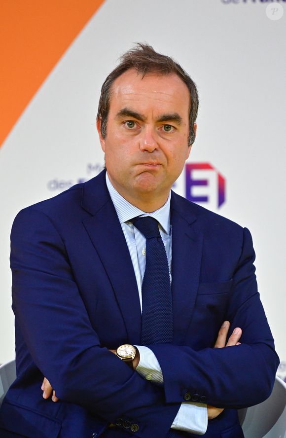 Sébastien Lecornu, Ministre des Armées, lors de sa participation au "Rencontre des entrepreneurs (LAREF25)" (Jour 2) au stade Roland Garros à Paris, France, le 28 août 2025. © Christian Liewig/Bestimage