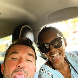 Karine Le Marchand et Mathieu Ceschin le 27 juillet 2022. Instagram/mathieu.ceschin