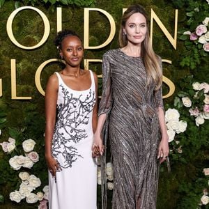 Zahara Marley Jolie et Angelina Jolie arrivent à la 82ème cérémonie des Golden Globes à Beverly Hills
