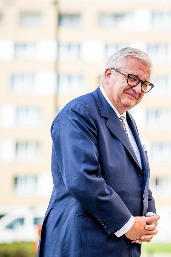 Le Prince Laurent de Belgique photographié lors de l'inauguration officielle d'un nouveau dispensaire pour animaux de compagnie par la Fondation Prince Laurent et la Ville de Bruxelles, à Bruxelles, le lundi 29 septembre 2025. ©ABACAPRESS.COM