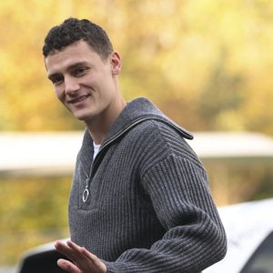 Benjamin Pavard - Arrivée des joueurs de l'équipe de France à Clairefontaine, le 14 novembre 2022. JB Autissier / Panoramic / Bestimage