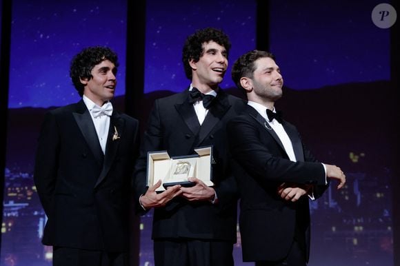Javier Ambrossi, Javier Calvo, Xavier Dolan - Cérémonie de clôture du 79ème Festival International du Film de Cannes, le 23 mai 2026. © Borde-Jacovides-Moreau / Bestimage