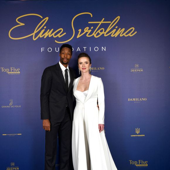Exclusif - Gaël Monfils et sa femme Elina Svitolina - Photocall du gala annuel de la Fondation Elina Svitolina au Yacht Club de Monaco. Le 2 décembre 2022
© Bruno Bebert / Bestimage