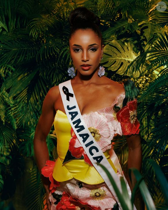 Elle remercie les soignants qui l'accompagnent dans sa rééducation.

Gabrielle Henry représente la Jamaïque au concours Miss Univers.