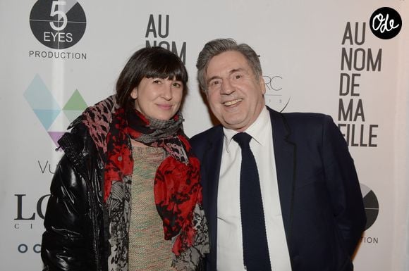 Daniel Auteuil et sa femme Aude Ambroggi - After de l'avant-première du film "Au nom de ma fille" à l'Arc à Paris le 7 mars 2016. © Rachid Bellak/Bestimage
