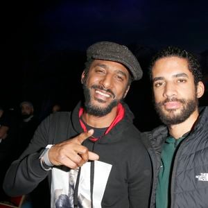 Stomy Bugsy et son fils Bilal Duarte - People au championnat du monde de Kick Boxing au cirque Phénix sur la Pelouse de Reuilly à Paris. Le 12 décembre 2019
© Christophe Aubert via Bestimage