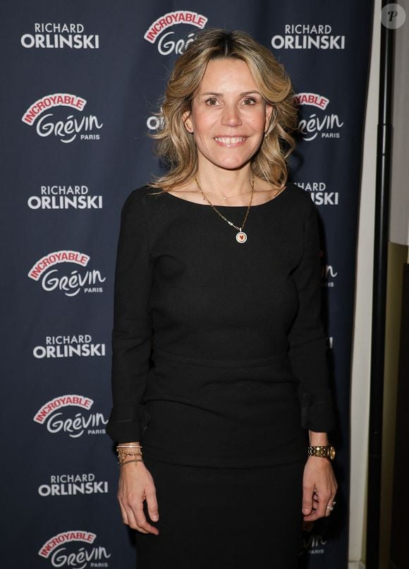Laura Tenoudji-Estrosi - Inauguration de la statue de cire de "Richard Orlinski" au musée Grévin à Paris le 12 mars 2026. © Coadic Guirec/Bestimage