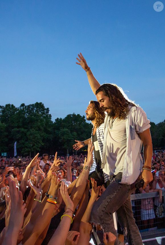 Concert d'adieu du groupe "Frero Delavega" (Jeremy Frerot et Florian Delavega) à Bordeaux. Le 10 juin 2017
© Patrick Bernard-Quentin Salinier / Bestimage