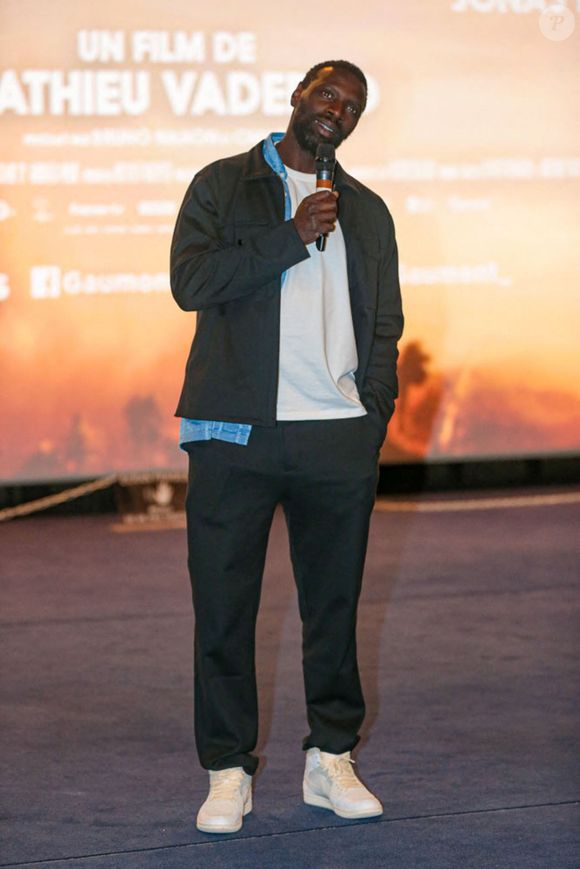 Exclusif - Omar Sy - Avant-première du film "Tirailleurs" au Kinepolis de Lomme le 5 décembre 2022. © Stéphane Vansteenkiste/Bestimage