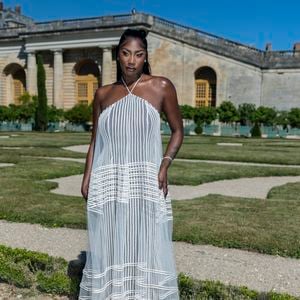 Aya Nakamura au photocall du défilé Jacquemus de la mode homme Printemps/Été 2026 dans le cadre de la Fashion Week de Paris dans les jardins de l’Orangerie à Versailles, France, 2025.

© Olivier Borde/Bestimage