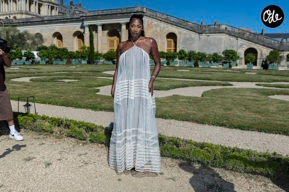 Aya Nakamura au photocall du défilé Jacquemus de la mode homme Printemps/Été 2026 dans le cadre de la Fashion Week de Paris dans les jardins de l’Orangerie à Versailles, France, 2025.

© Olivier Borde/Bestimage