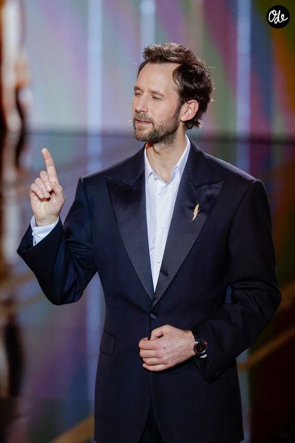 Benjamin Lavernhe (broche de la Maison Chaumet) lors de la 51ème cérémonie des César à l'Olympia à Paris, France, le 26 février 2025 © Borde-Jacovides/Bestimage