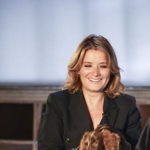 Exclusif - Pascale de La Tour du Pin pendant l’enregistrement d’Animaux Stars, présenté par B.Montiel et diffusé le 6 septembre 2025 sur Animaux TV, à Paris, France le 3 juillet 2025. © Jack Tribeca/Bestimage