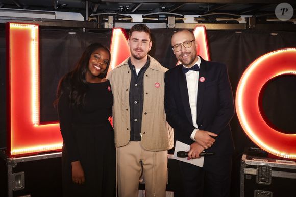 Exclusif - Mentissa, Julien Lieb, Nicolas Rossignol en backstage du concert du gala de Noël de l'association Tout le monde contre le cancer fête ses 20 ans diffusé le 24 décembre sur M6 à l'Adidas Aren Porte de la Chapelle à Paris, France, le 4 décembre 2025. © Jack Tribeca/Bestimage