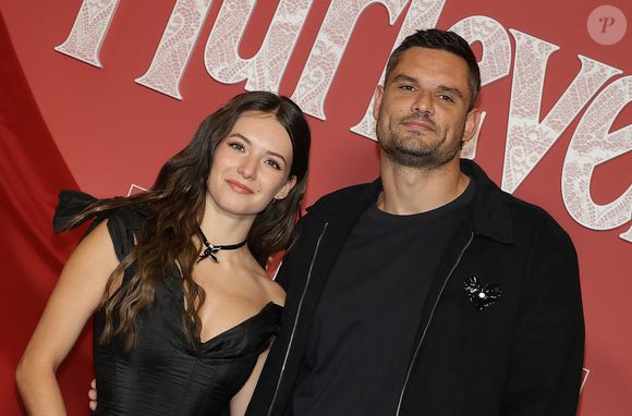 Florent Manaudou et sa compagne Elsa Bois - Avant-première du film "Hurlevent" au Grand Rex à Paris le 2 février 2026. 

© Coadic Guirec/Bestimage