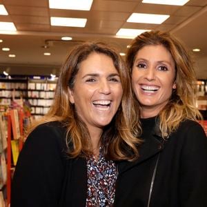 Valérie Bénaïm et Caroline Ithurbide pour la sortie du livre de Valérie Bénaïm à la librairie Eyrolles à Paris le 13 octobre 2019.

© Cédric Perrin /Bestimage